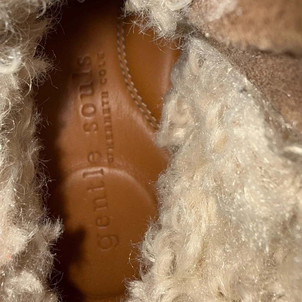 Gentle Souls Tan Suede Winter Boots